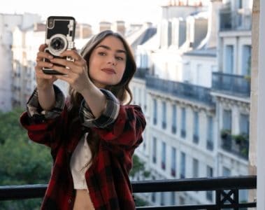 Emily in Paris iphone case vintage camera