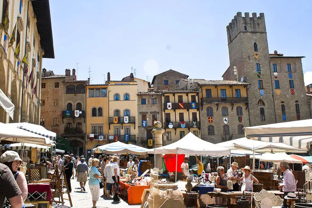 Arezzo flea market