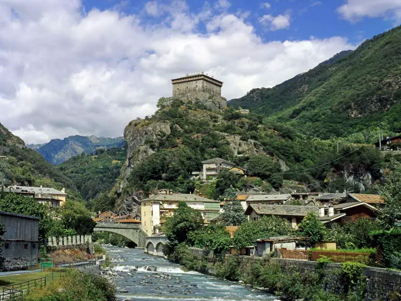 Flea market in Verrès of Valle d’Aosta