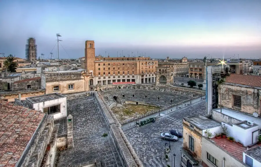 Lecce flea market italy