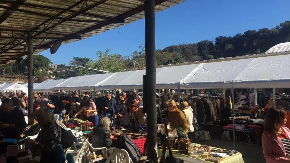 Mercato Borghetto Flaminio flea market in Rome 