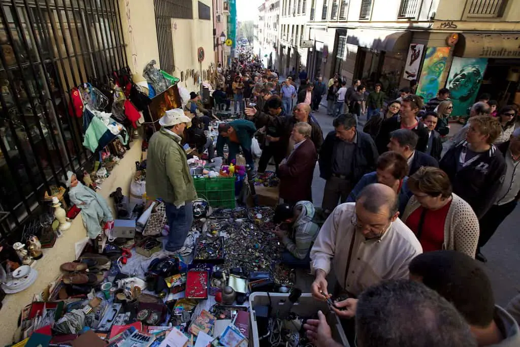 El Rastro Flea Market Madrid