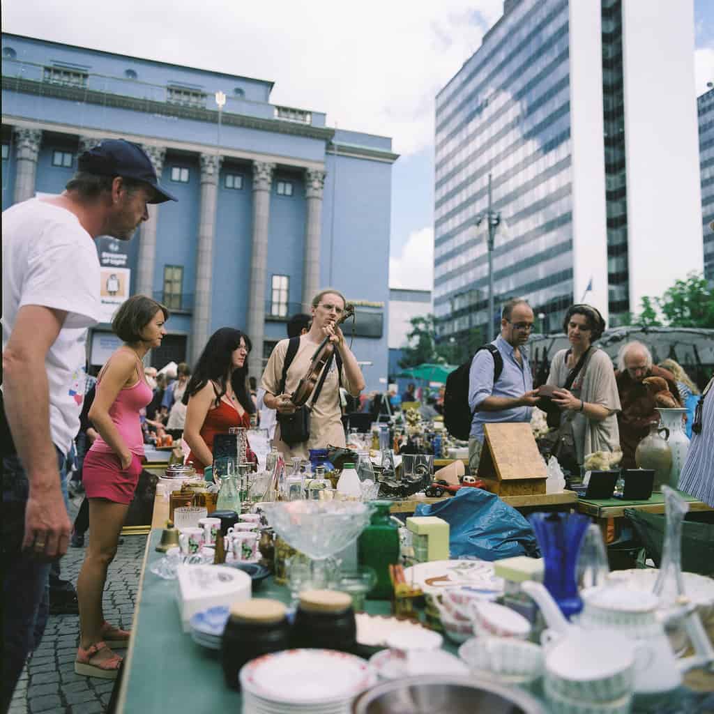 flea market Stockholm - Photo by Jesper Yu