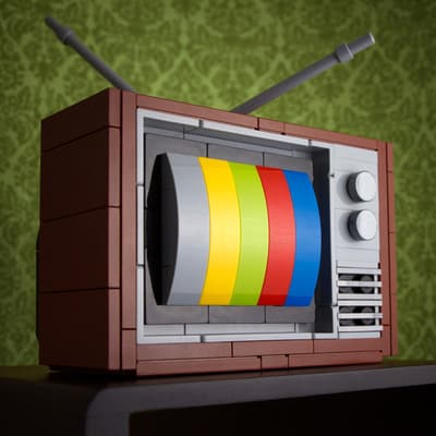 retro LEGO My First TV 80s Edition