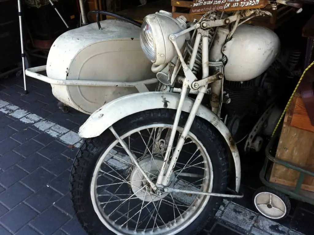 Vintage Motorcycle at Jaffa Flea Market - (c) MAITE ELORZA