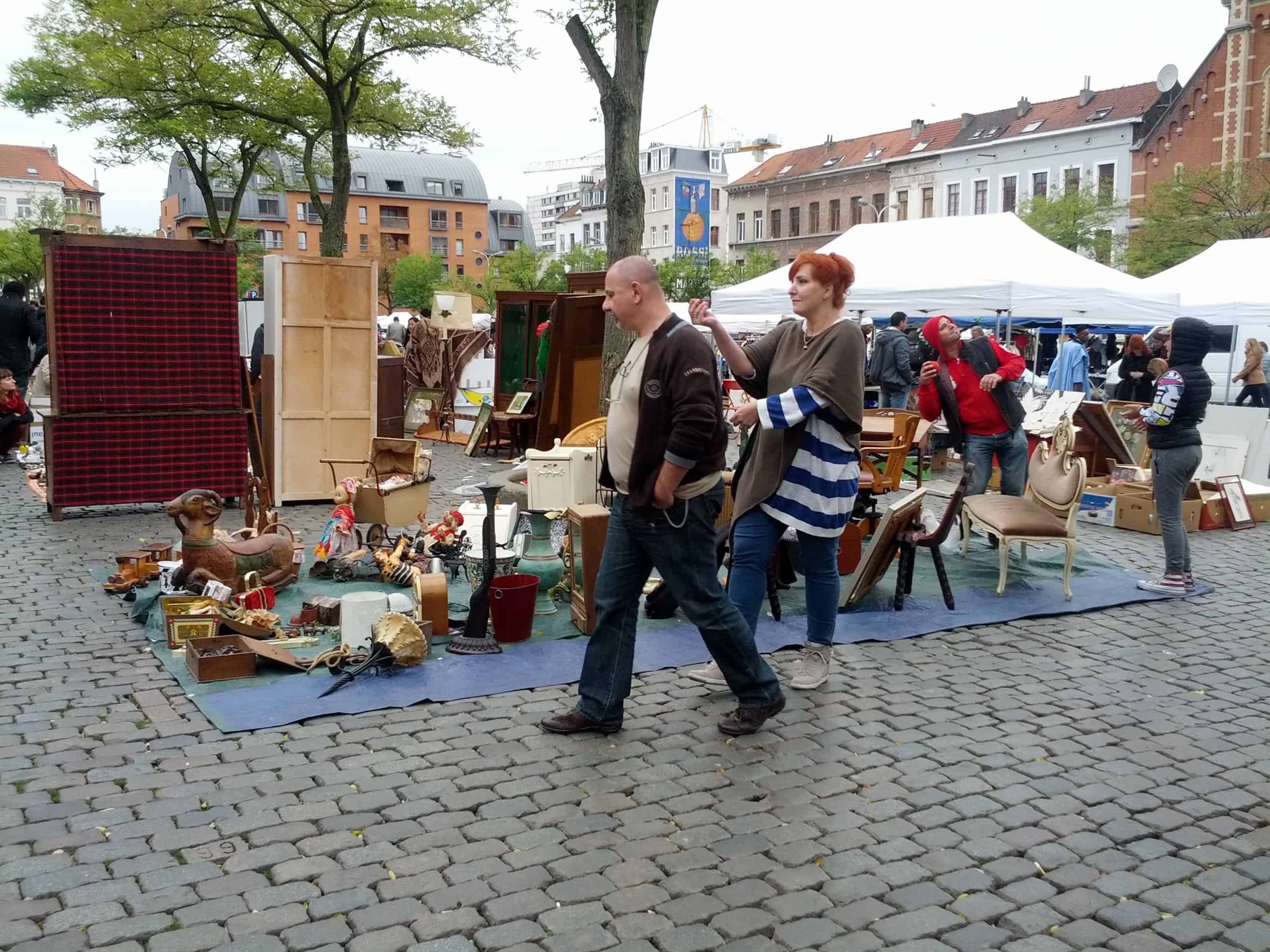 flea market Brussels Place du Jeu de Balle 004