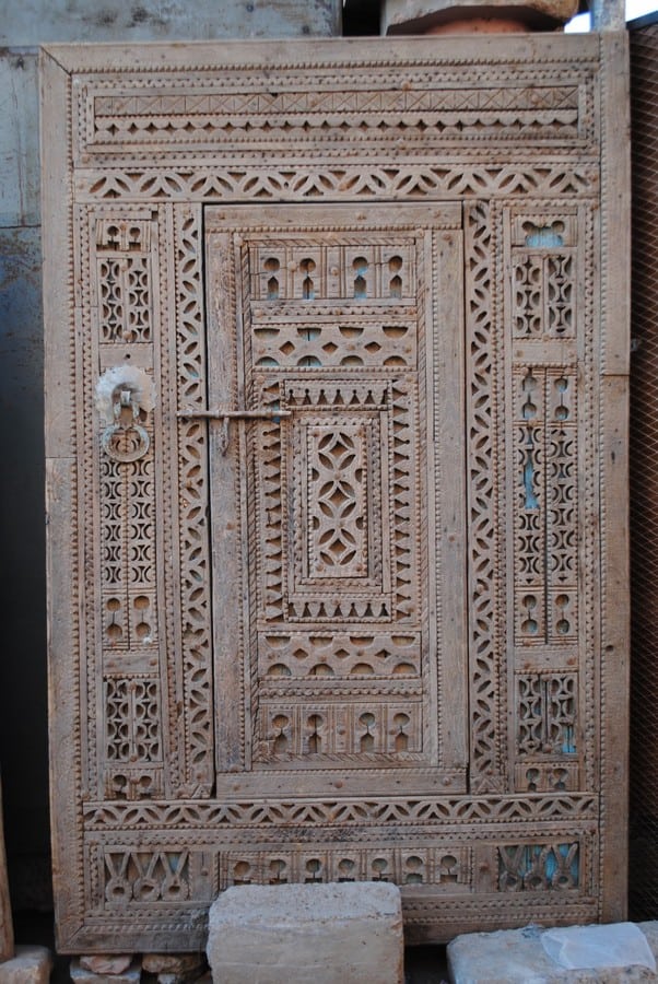 Bab El Khemis flea market vintage door 3 by Grant Rawlings