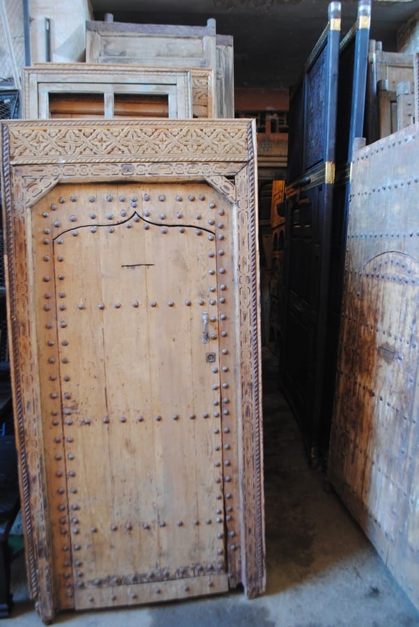 Bab El Khemis flea market vintage door 4 by Grant Rawlings