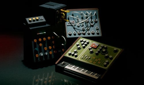 Dan McPharlin Moog Acid Hand made cardboard models by Dan McPharlinfeatured .