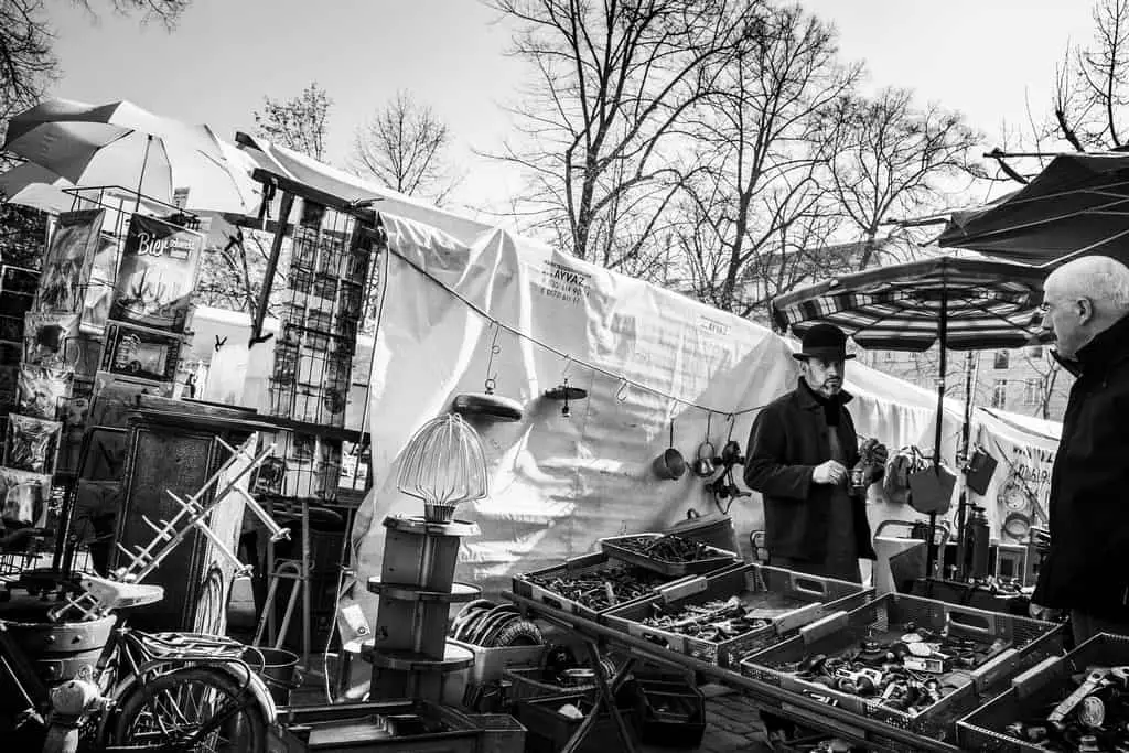 © c.gomboli Arkonaplatz Flea market in Arkonaplatz