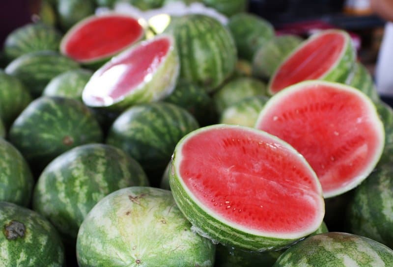 Anuj Biyani Watermelons at San Jose Farmers Market