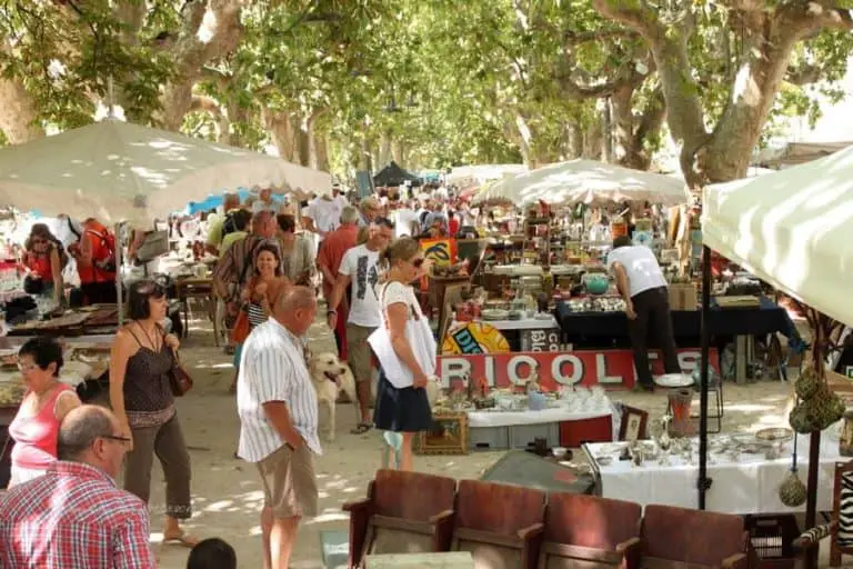 Jean Laurent Lemaire Foire à la brocante de Barjac.