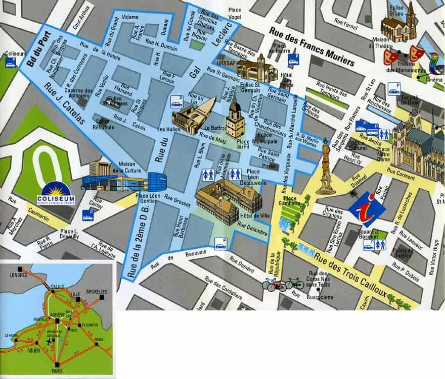 Plan Rèderie d'Amiens - Rèderie d'Amiens Map