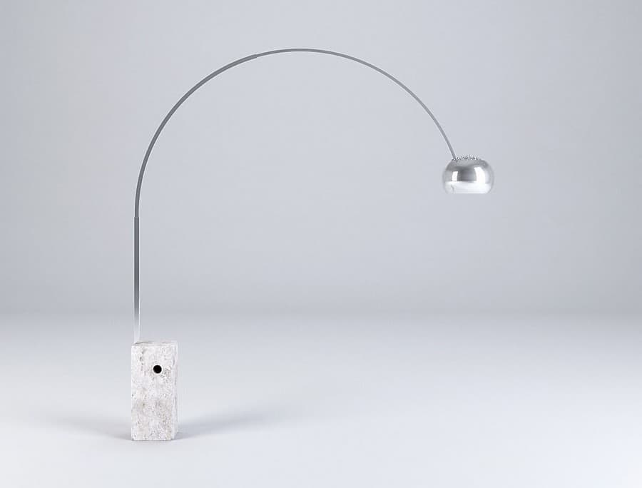 1-Arco Lamp by Castiglioni