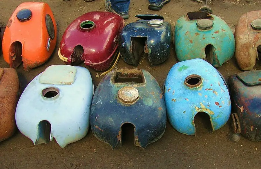 Celtic Thistle bike parts at Spīķeri Flea Market