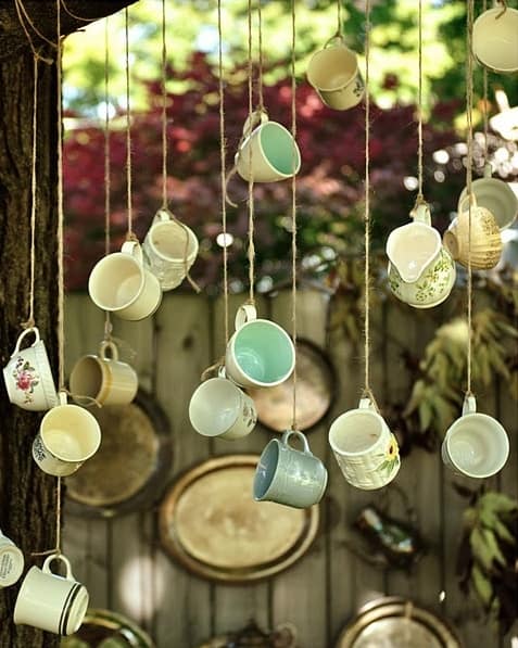 Vintage Tea Wind Chimes