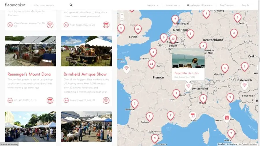 Here’s one simple trick to find a flea market near me