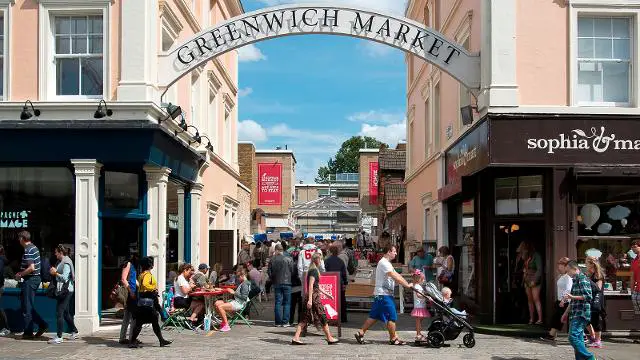 Entrance of the Greenwich Market