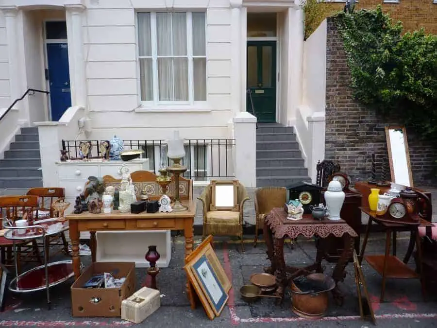 Best Flea Markets in London: Portobello Road flea market