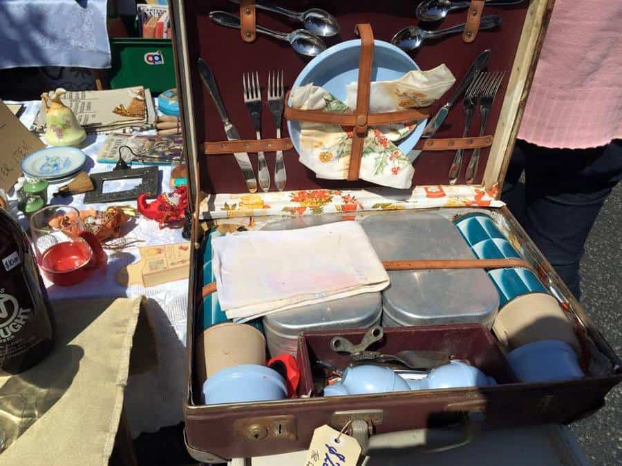 Vintage clothing and collectibles at Camberwell Market