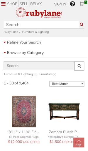 ruby lane app