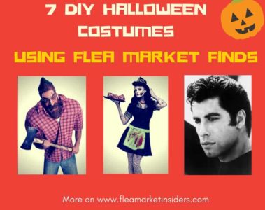 diy Halloween costumes flea market finds