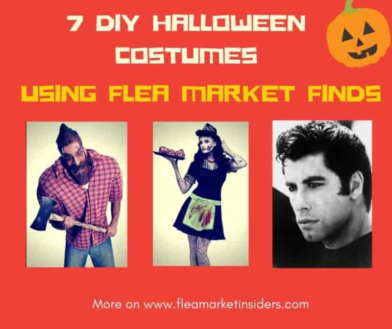 diy Halloween costumes flea market finds