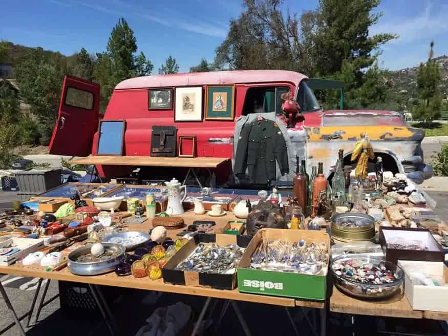 Best flea markets in LA: View of GCC Swap Meet flea market