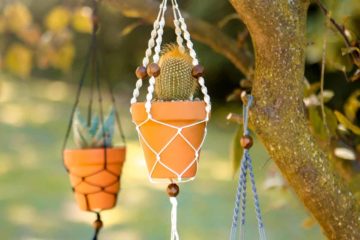 macrame plant holder 2