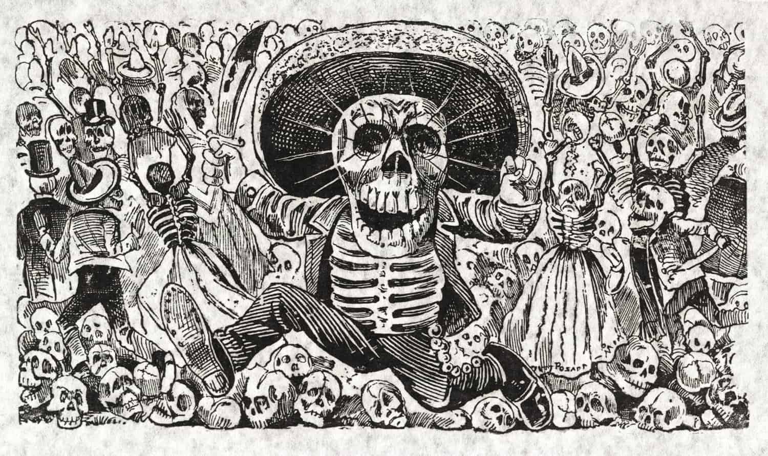 José Posada - Day of the Dead illustration