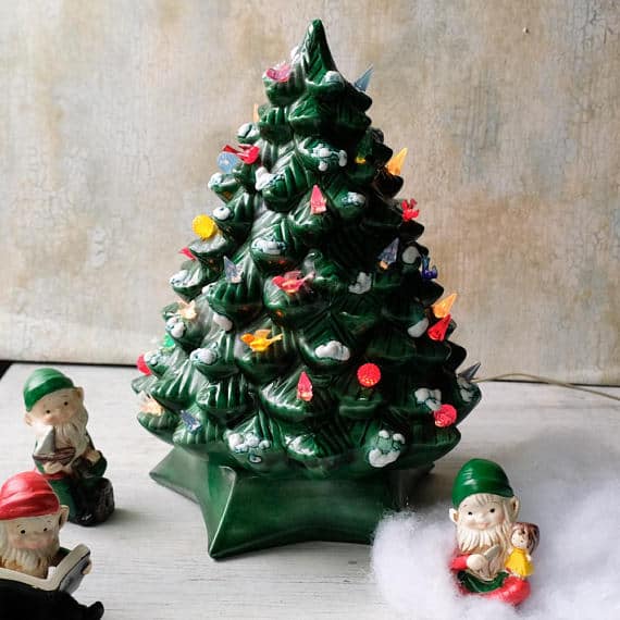 Ceramic Tabletop Xmas Tree 2