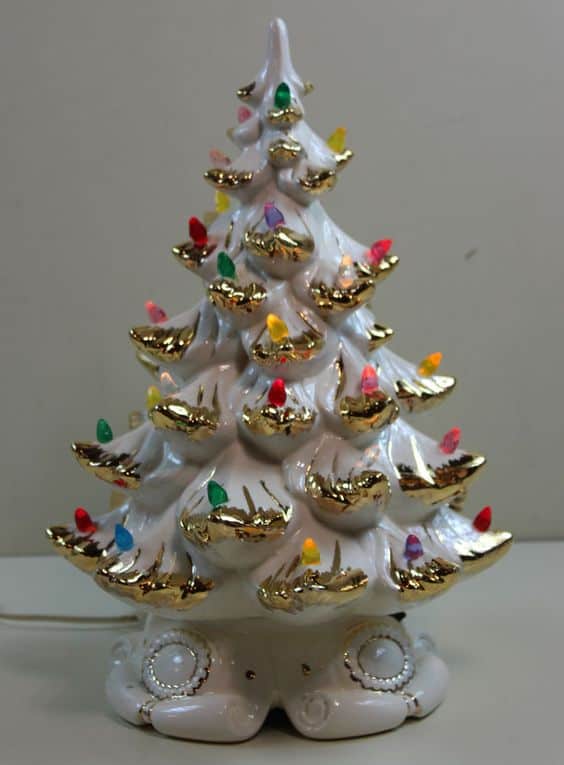 Ceramic Tabletop Xmas Tree