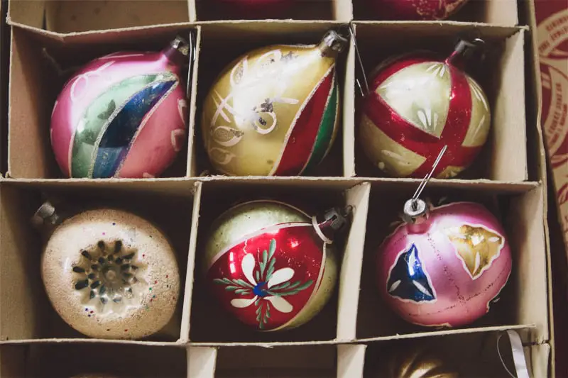 Vintage Christmas Ornaments 1