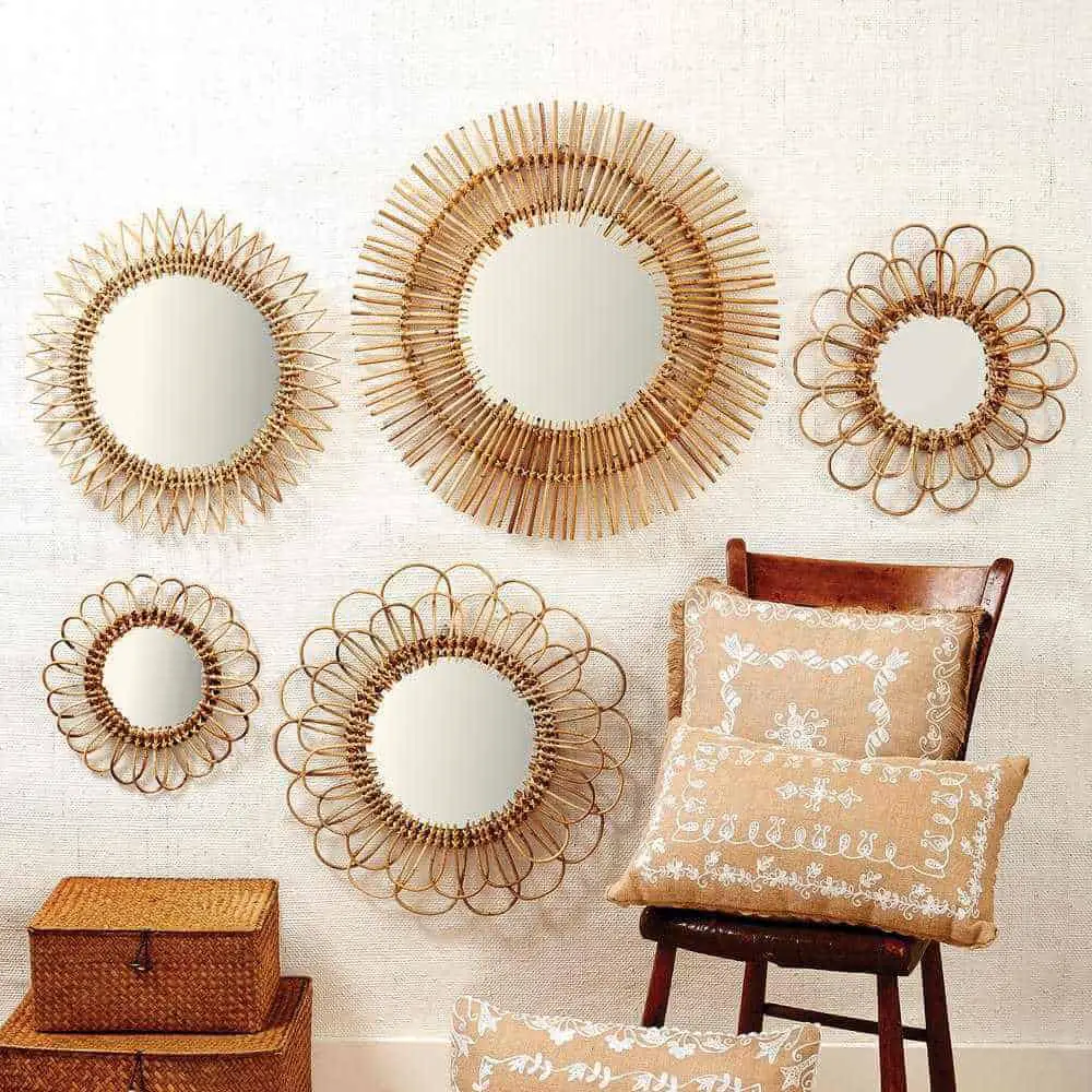 Rattan Wall Mirrors