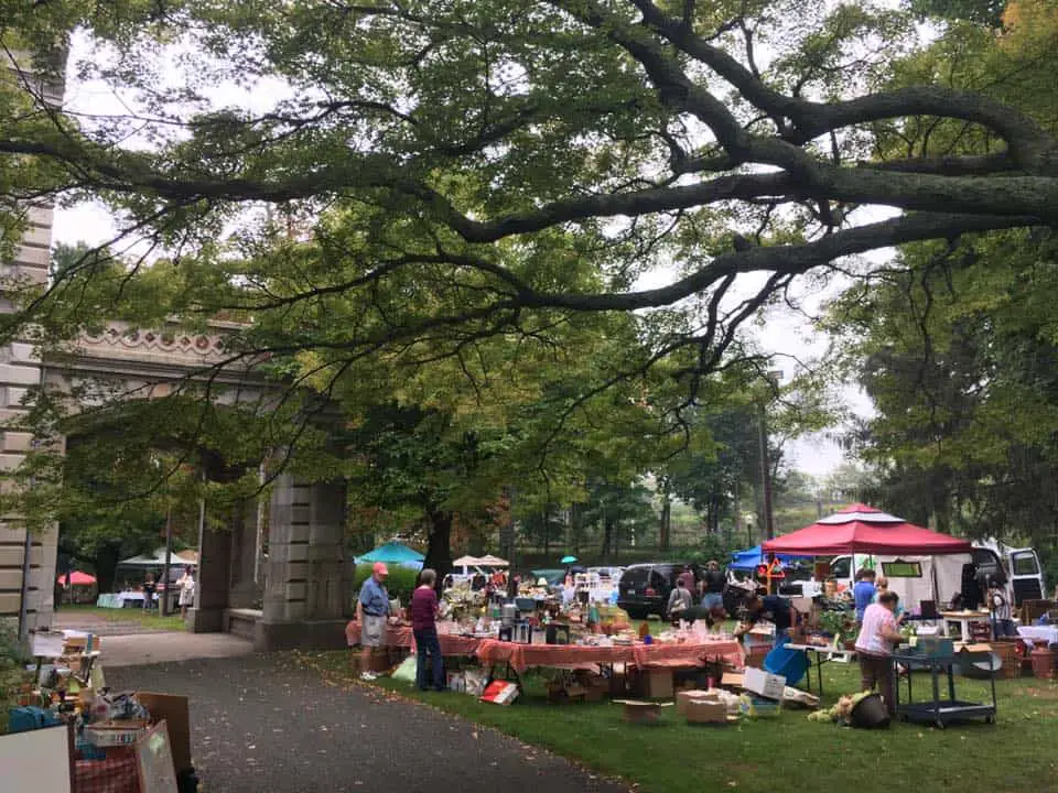 Best Flea Markets in Connecticut: Lockwood Matthews Mansion and Museum Old Fashioned Flea Market©Lockwood Matthews Mansion Facebook