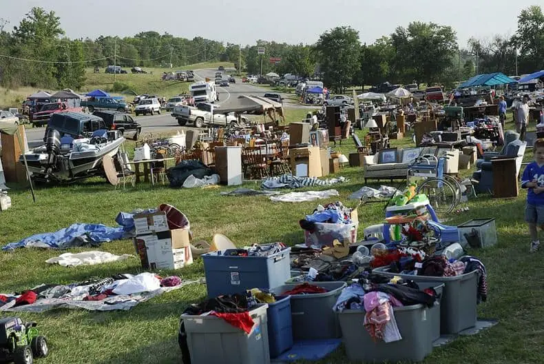 127 yard sale