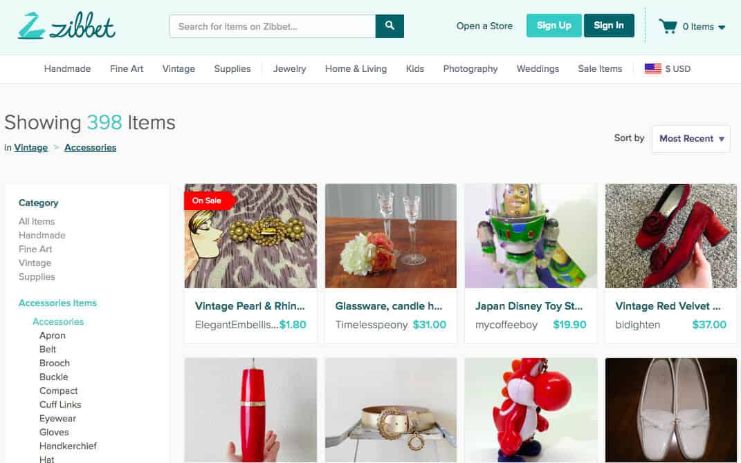 The Best Online Antique Stores for Vintage & Antiques: zibbet