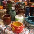 Mugs © Contemporary and vintage tiki mugs at TU Tiki Flea Akron Ohio