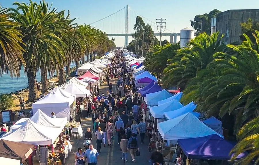Treasure Fest on Treasure Island San Francisco - flea markets in SF bay area
