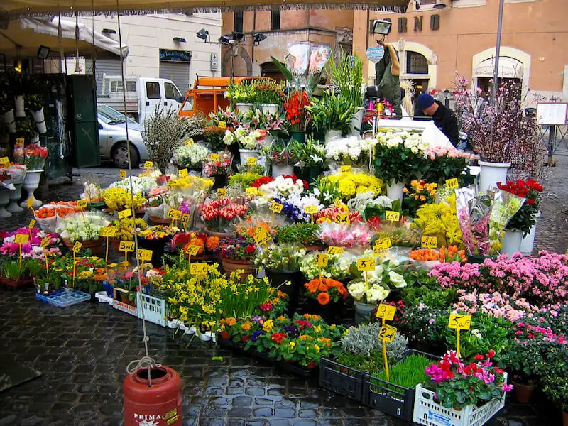 market Rome Campo Fiori flickr cc bobblesse 1