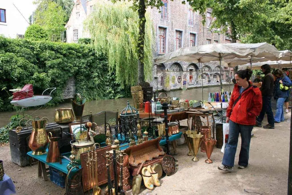 Dijver Flea Market A Best Flea In Europe © Brian Aslak