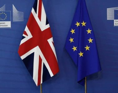UK and European Flag