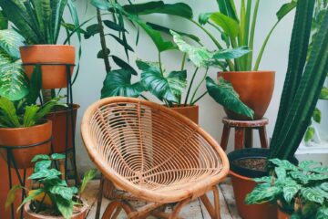 vintage garden furniture rattan