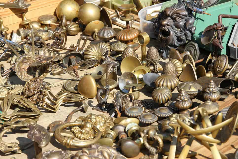 Flea Market Collection of Brass © HGTV