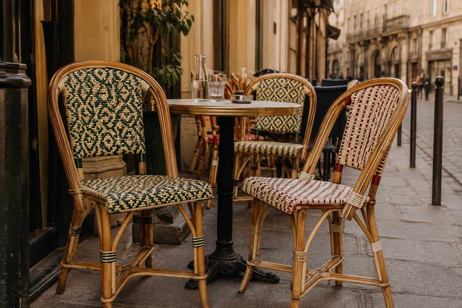 Iconic Rattan: The Enduring Charm of Gatti and Drucker Bistros Chairs