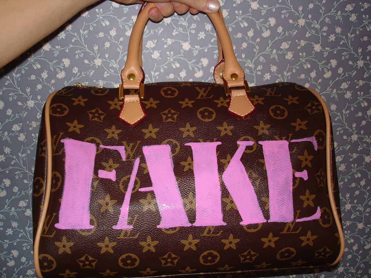 How to spot a fake designer handbag